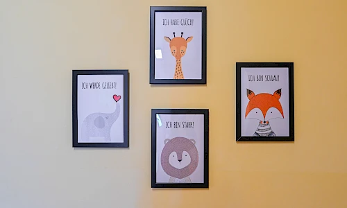 Motivationssprüche in Bilderrahmen