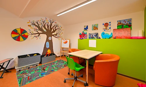 Spielecke mit Spielsachen