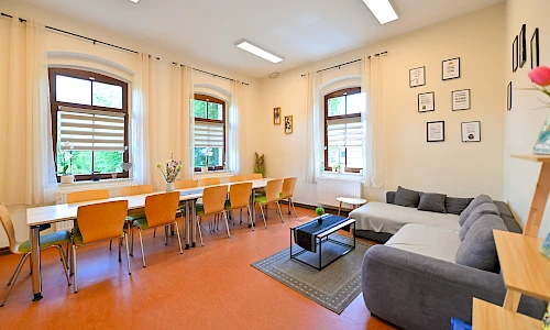 Blick ins Wohnzimmer