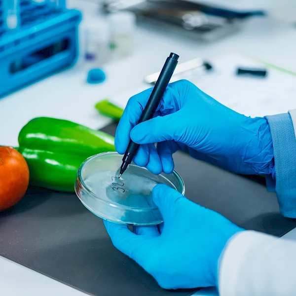 Lebensmittel im Labor